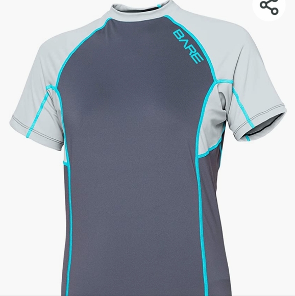 bare Tops - Sun Protection short sleeve Shirt  SIZE SMALL